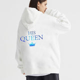 Sweat Couple Capuche King Queen Modèle 3