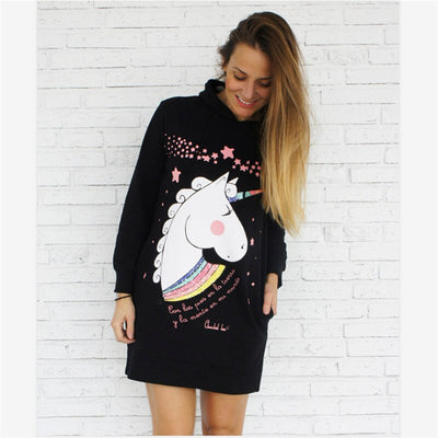 Robe Sweat Licorne Mere