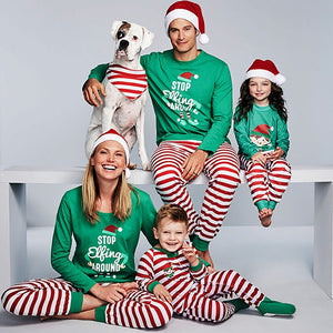 Pyjama Famille de Noël Bébé Lutin du Pere Noël - MatchingMood