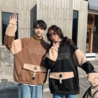 Pull Col Roulé Couple Femme et Homme 