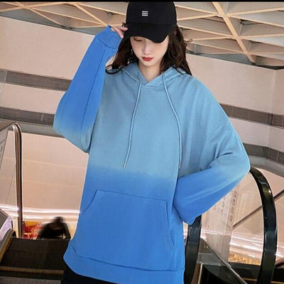 Sweat Shirt Pour Couple Bleu