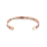 Bracelet Coeur d'Amitié Flèche Or - Matchingmood