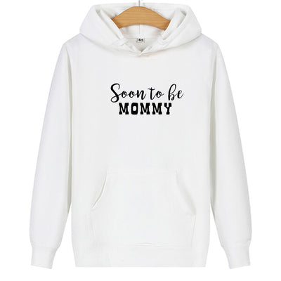 Sweat Couple Bientôt Parents Maman Blanc