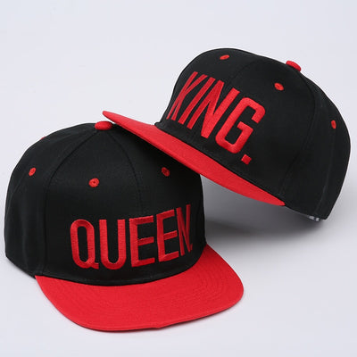 Casquette King Queen Couple Multicolore