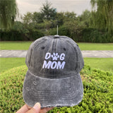 Casquette Couple Denim Dog Mom Dad