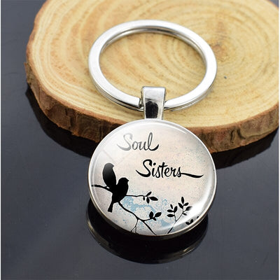 Porte Clé Gravé Message Meilleure Amie - Matchingmood