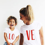 Tee Shirt Maman et Fille LOVE