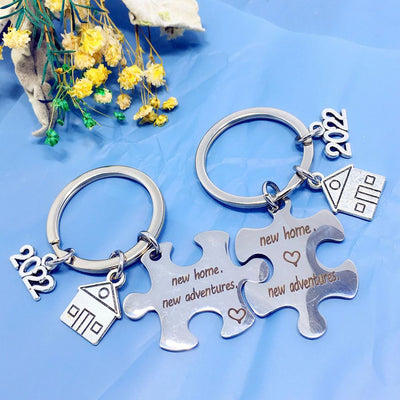 Porte Clé Maison Couple