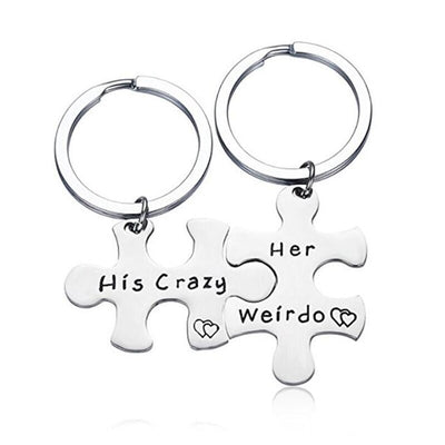 Porte Clé Puzzle Couple
