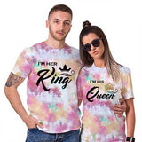 T Shirt Couple Reine et Roi