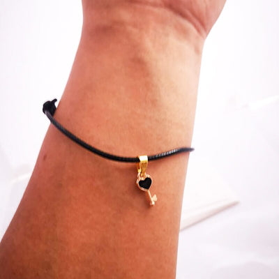 Bracelet pour Couple avec Fermoir Clé noir - Matchingmood