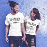 Tee shirt Honeymoon Couple blanc