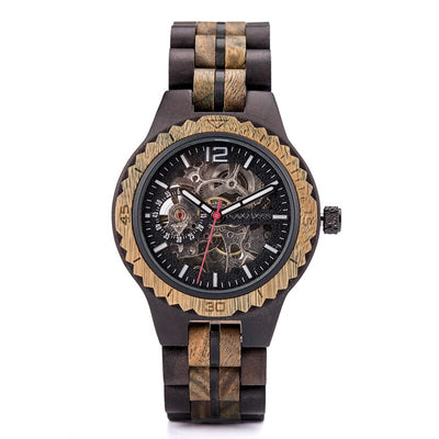 Montre Couple Quarz en Bois