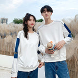 Pull Couple Blanc Oversize