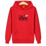 Sweat Couple Alcool Homme Rouge
