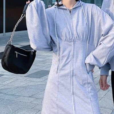 Sweat Couple Coordonné Robe Sweat Femme Grise