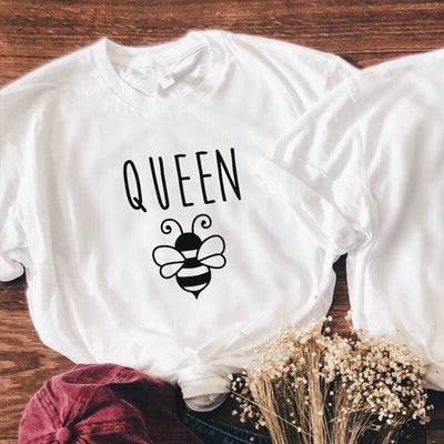 Tee Shirt Meilleure Amie Queen - MatchingMood