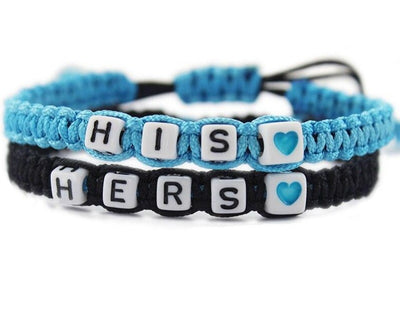Bracelet pour Couple avec Texte - Matchingmood