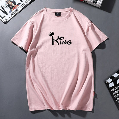T Shirt Couple King Queen Disney - King Rose