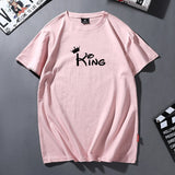 T Shirt Couple King Queen Disney - King Rose