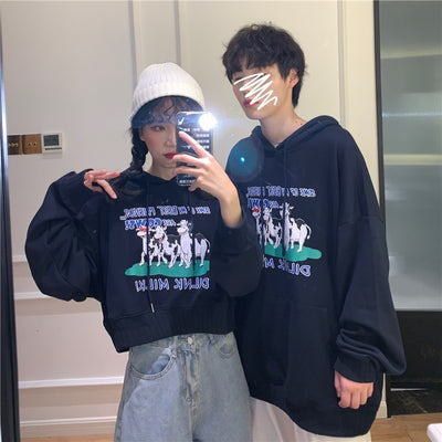 Sweat à Capuche Pour Couple Amoureux