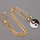 Collier d'Amitié Pour 2 Yin et Yang Style 1