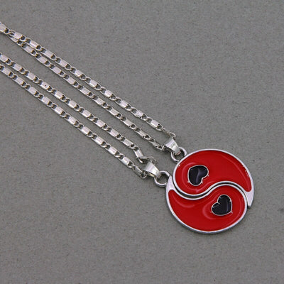 Collier d'Amitié Pour 2 Yin et Yang Style 4
