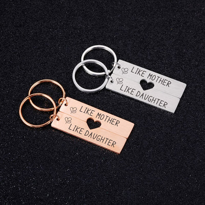 Porte Clé Mère Fille Rectangulaire