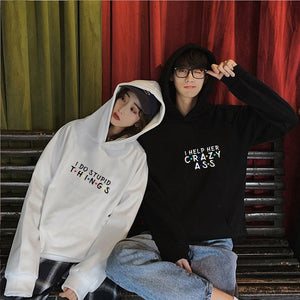 Sweat Couple Motif Friends