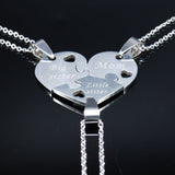 Collier Coeur Mère Fille