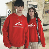 Pull Couple Duo Rouge Amoureux