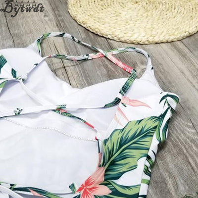 Maillot de Bains Mère Fille Motif Fleuri