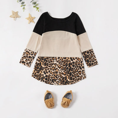 tee shirt leopard fille