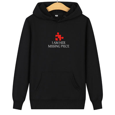 Sweat Couple Grand Amour Homme Noir