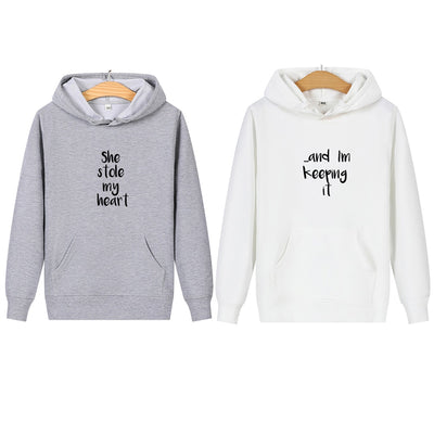 Sweat Couple Pull Mixte Couple