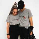 T-Shirt Darling Couple Gris