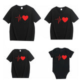T Shirt de Famille Coeur