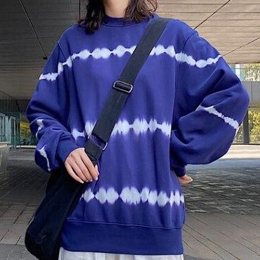 Pull Bleu Electrique Oversize - MatchingMood