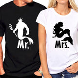 T Shirt Couple La Petite Sirène