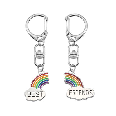 Porte-Clé Best Friends Arc en Ciel