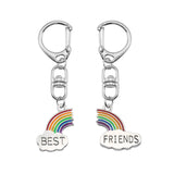 Porte-Clé Best Friends Arc en Ciel