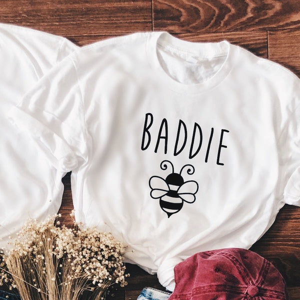 Tee Shirt Meilleure Amie Baddie - MatchingMood