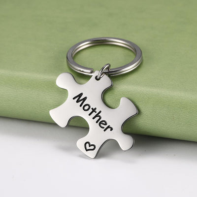 Porte Clé Mère Fille Puzzle