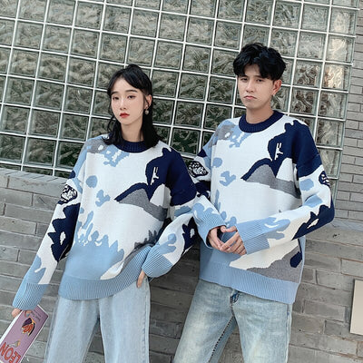 Pull Couple Mixte Amoureux