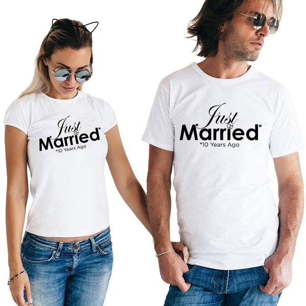 Tee Shirt pour Couple Anniversaire de Mariage