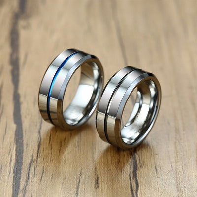 Bague Couple Tungstene Homme - MatchingMood