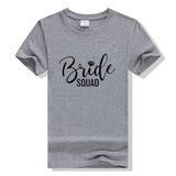 T-Shirt Meilleure amie Bride Squad Gris