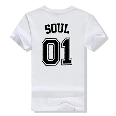 Tee Shirt Soul Blanc pour Meilleure Amie