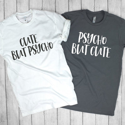 T Shirt Meilleure Amie Cute But Psycho