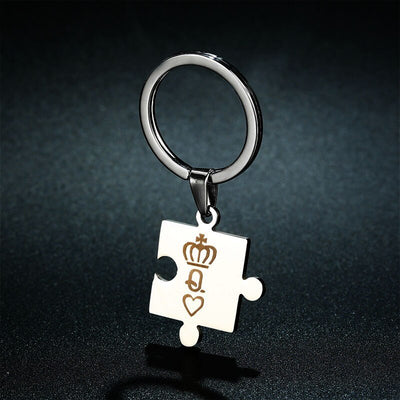 Porte Clé Couple Gravé 